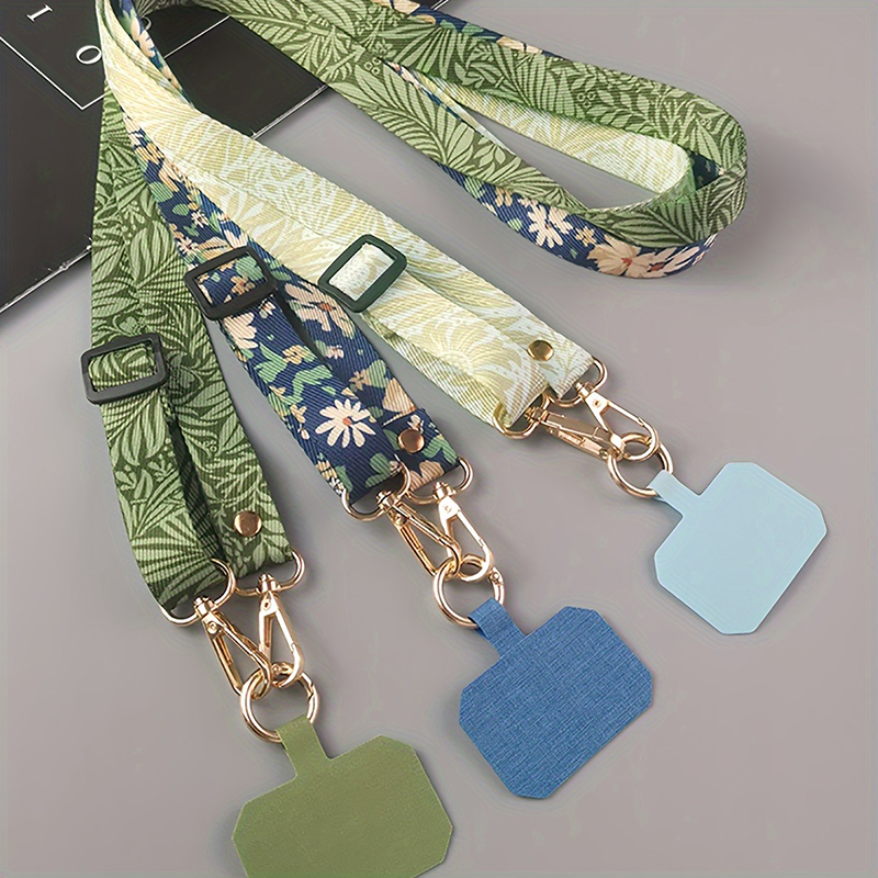 String Tension Clip - Painted Crossbody Cell Phone Lanyard Strap