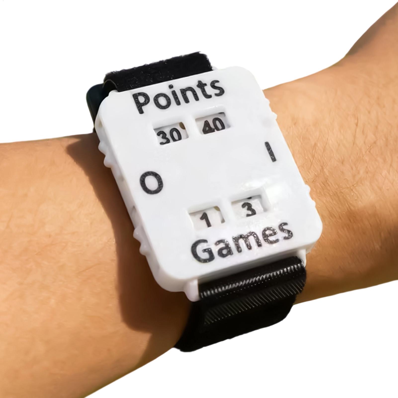Badminton Score Counter - Portable Cricket Tennis Padel Scorer Wristband