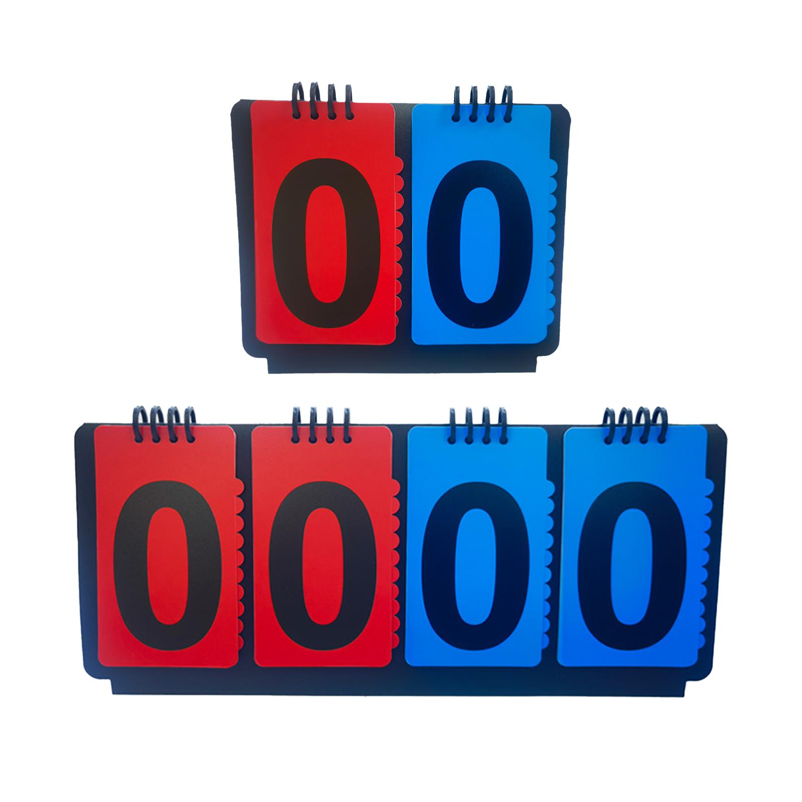 Badminton Score Counter - Sports Scoreboard Manual Score Flip Cards