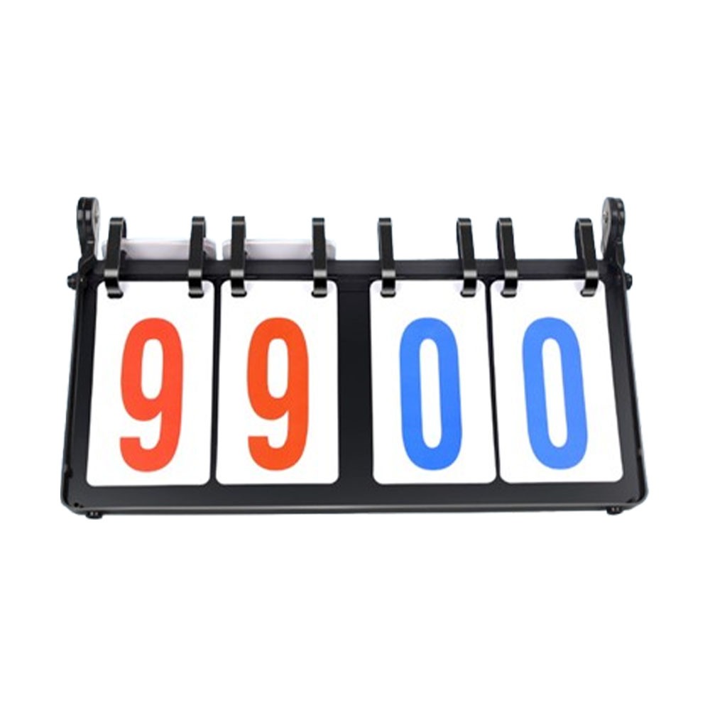 Badminton Score Counter - 4-Digit Digital Sports Scoreboard Plastic Waterproof