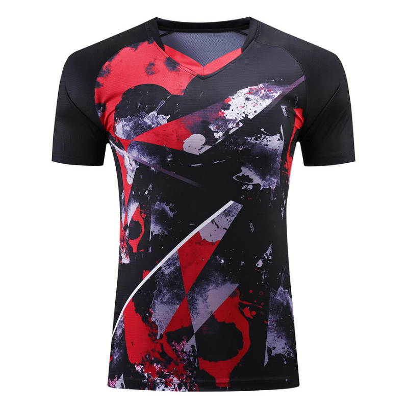 Table Tennis V Neck Shirt Men  - огляд і ціна Badminton Jersey