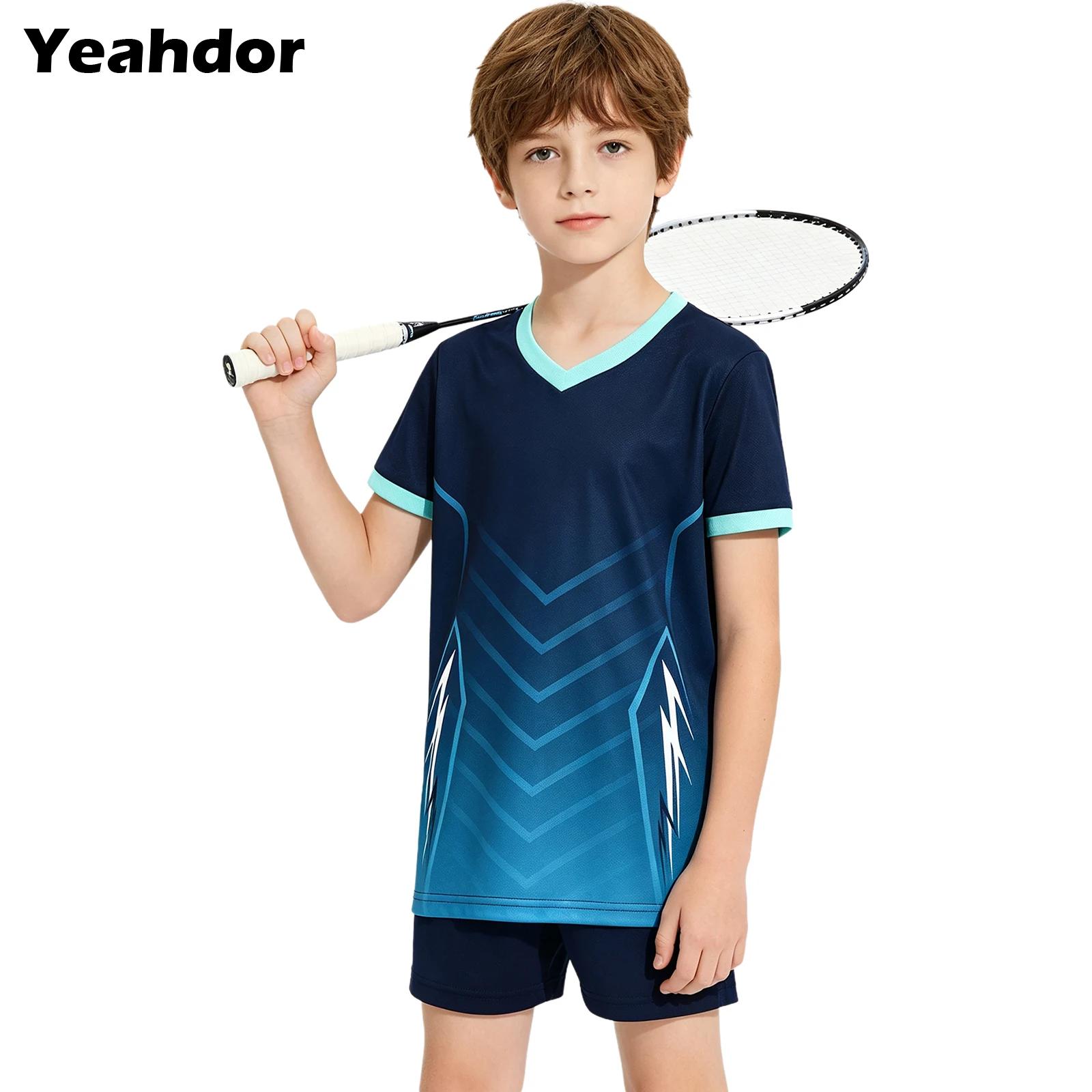 Kids Boys Girls Soccer Badmint - огляд і ціна Badminton Jersey