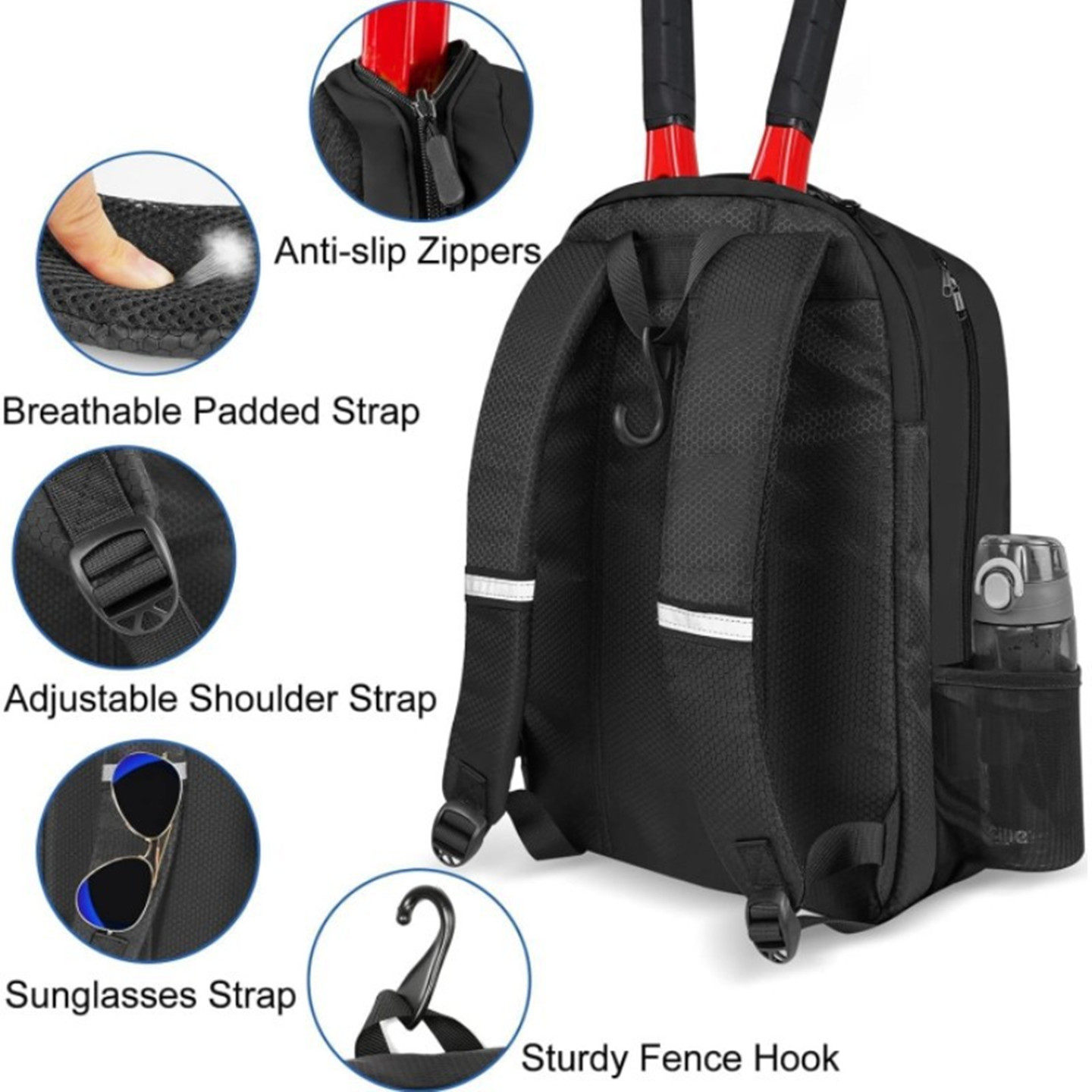 Tennis Backpack Large Capacity - огляд і ціна Badminton Xxl