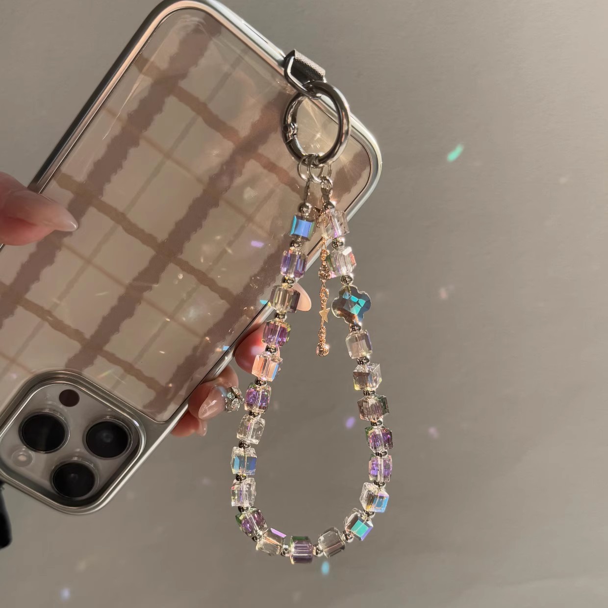 Luxury Crystal Bead Phone Lany - огляд і ціна String Tension Clip