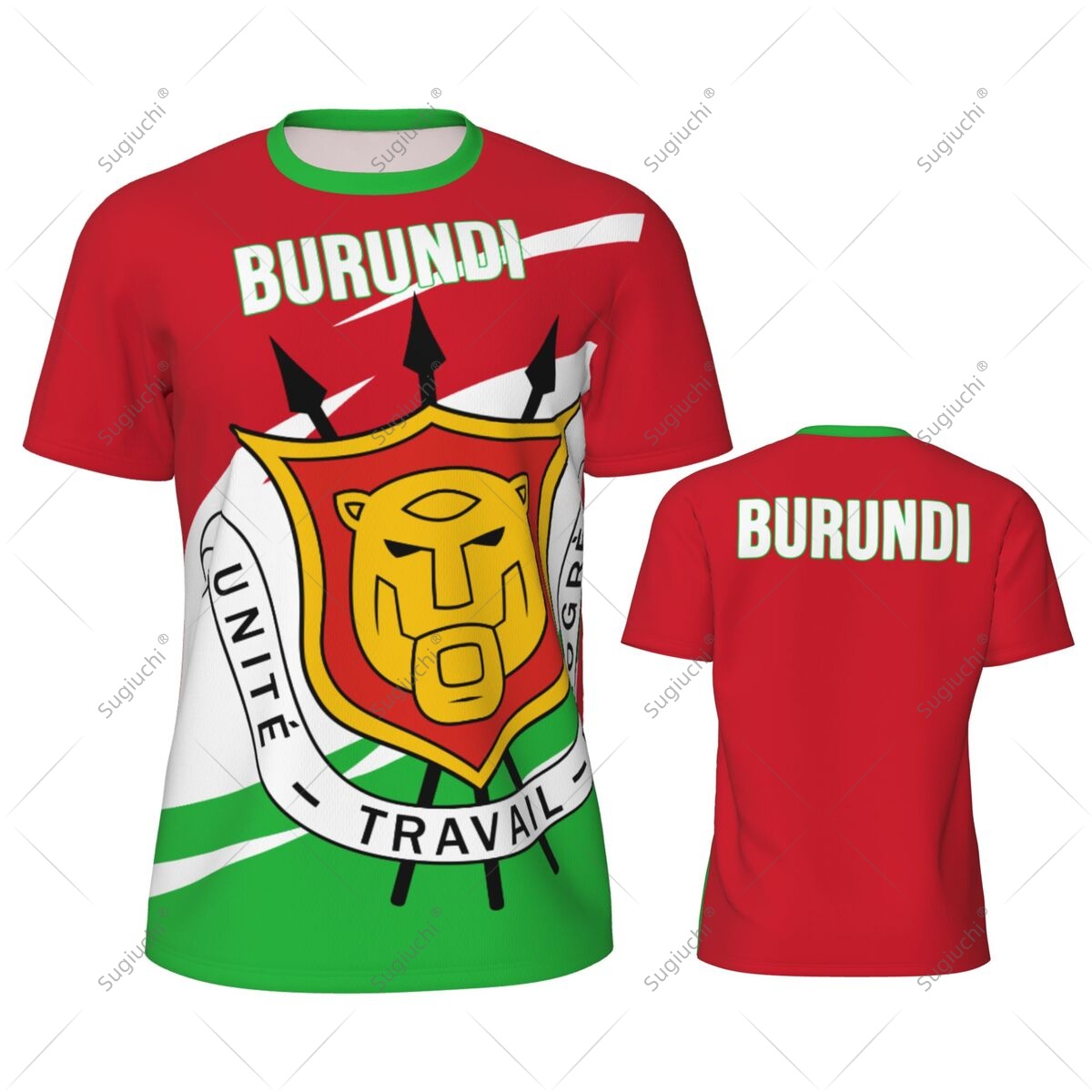 Burundi Flag Men Sports T-shir - огляд і ціна Badminton Jersey