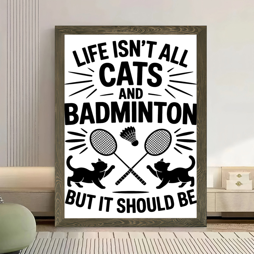 Cats and Badminton Funny Quote - огляд і ціна Badminton Quotes Funny