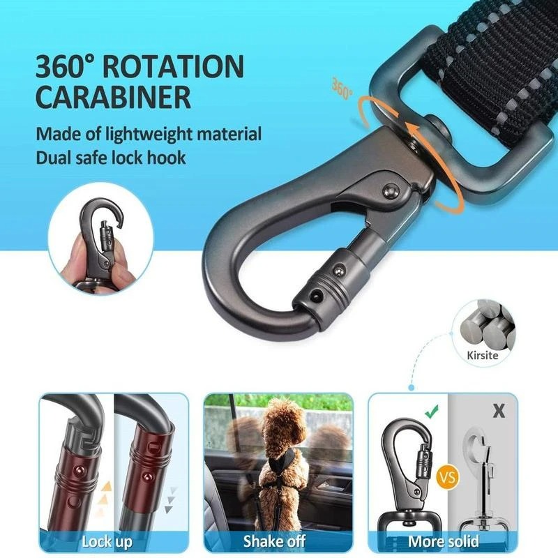 3 In 1 Pet Dog Car Seat Belt N - огляд і ціна String Tension Clip